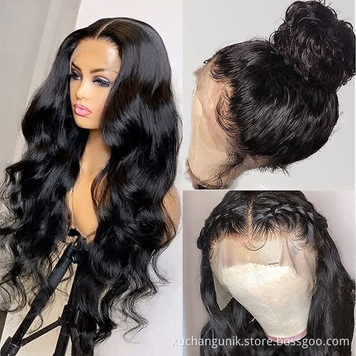 Uniky Body Wave 13x4 Lace Front Human Hair Wigs,Hd Lace Frontal Wig,40 Inch Human Hair Full Lace Front Wig
